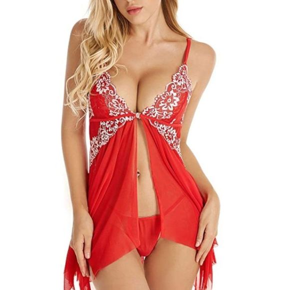 Lingerie for Women Front Closure Sleepwear - Picture 4 of 4